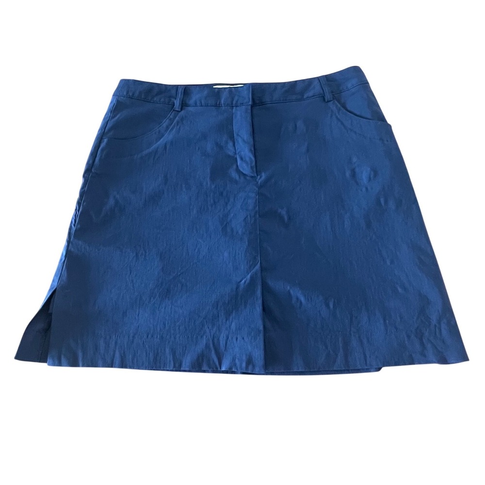 Sport Haley Navy Blue Golf Skort Size 10 Stretch Athletic Preppy Country‎ Club